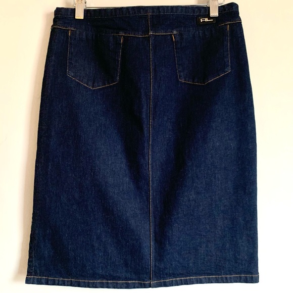 RALPH LAUREN SPORT Jean Skirt - Picture 2 of 11